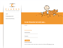 Tablet Screenshot of km.clarus.de