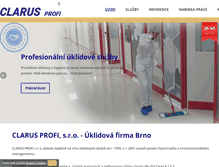 Tablet Screenshot of clarus.cz