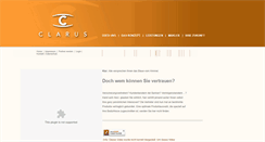 Desktop Screenshot of clarus.de