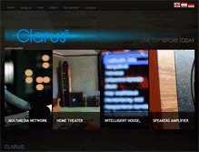 Tablet Screenshot of clarus.hu